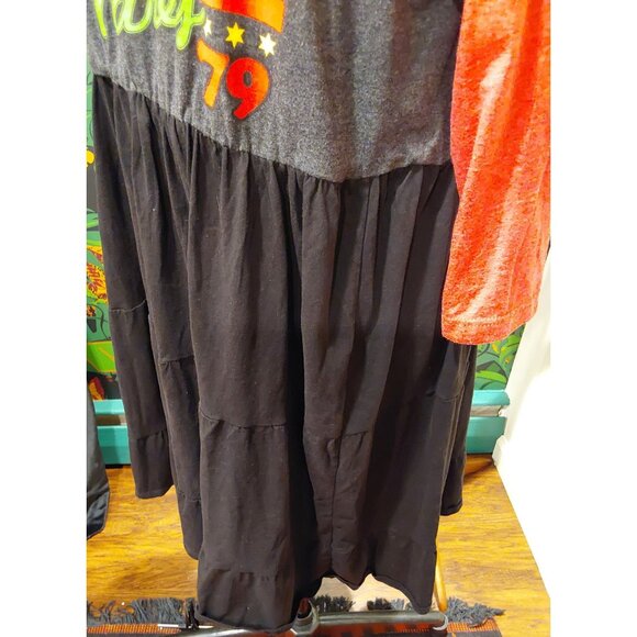 NEW Handmade Bob Marley Midi Dress. 3/4 Raglan Sleeve. Large/ XXL - Picture 2 of 16